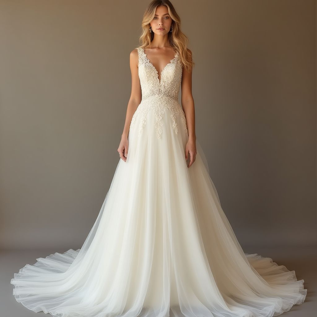 Abito da sposa in seta